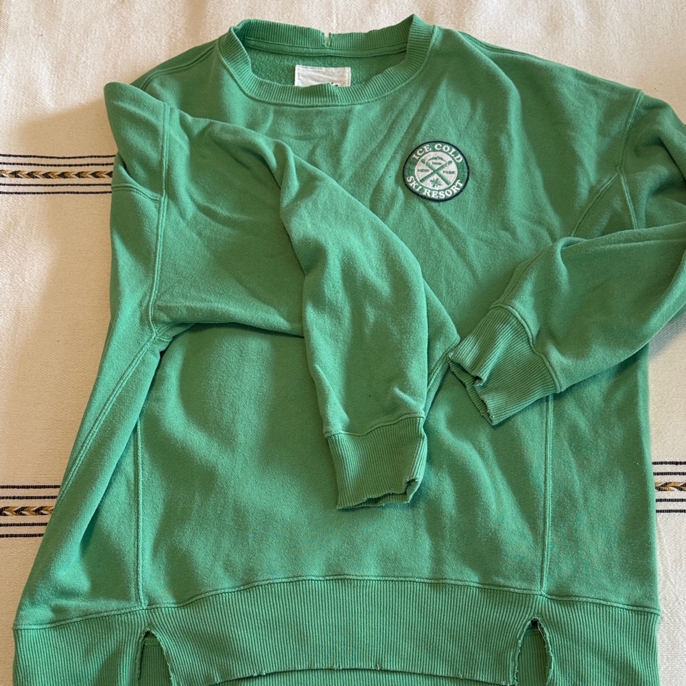 Aerie Green Logo Sweatshirt